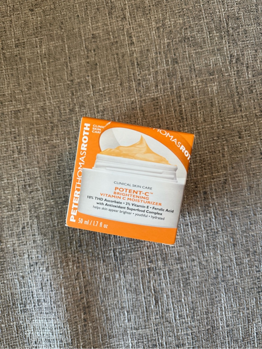 Peter Thomas Roth Brightening Moisturizer - Orange and White Packaging